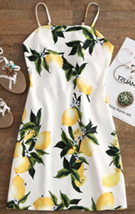 Lemon cute dress