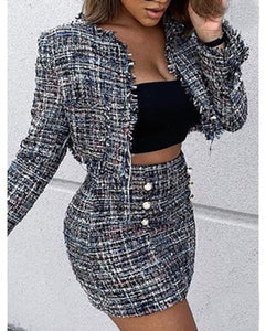 CHARLOTTE tweed two piece