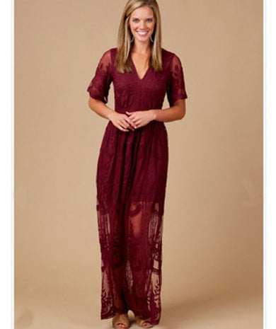 Maxi lace dress