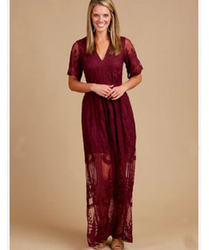 Maxi lace dress