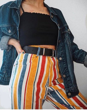POPPY stripes vintage pants