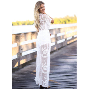 Vin Long lace romper