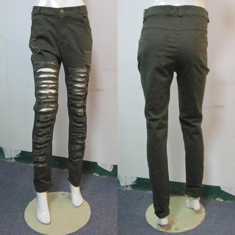 The Hole Pants High Waist Stretch Jeans