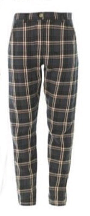 plaid cute pants