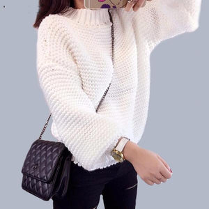 Knit Long Sections Sweater