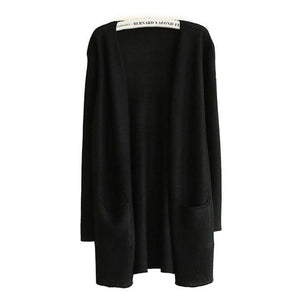 The Long Sleeve Wool Cardigan