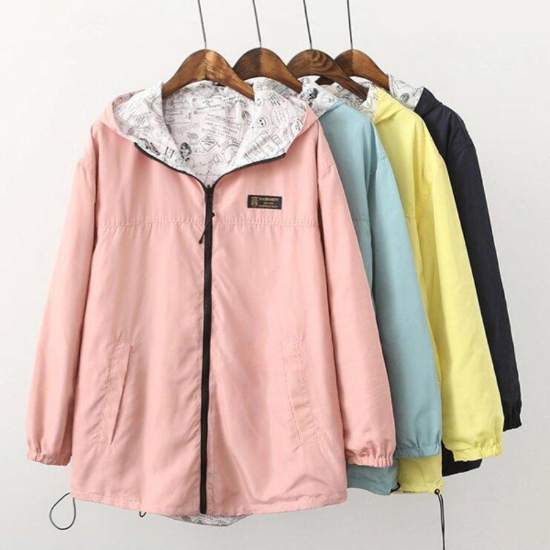 The Jacket Coat Pocket Zipper Hooded