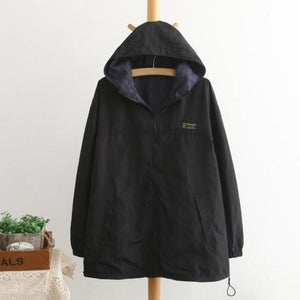 The Jacket Coat Pocket Zipper Hooded