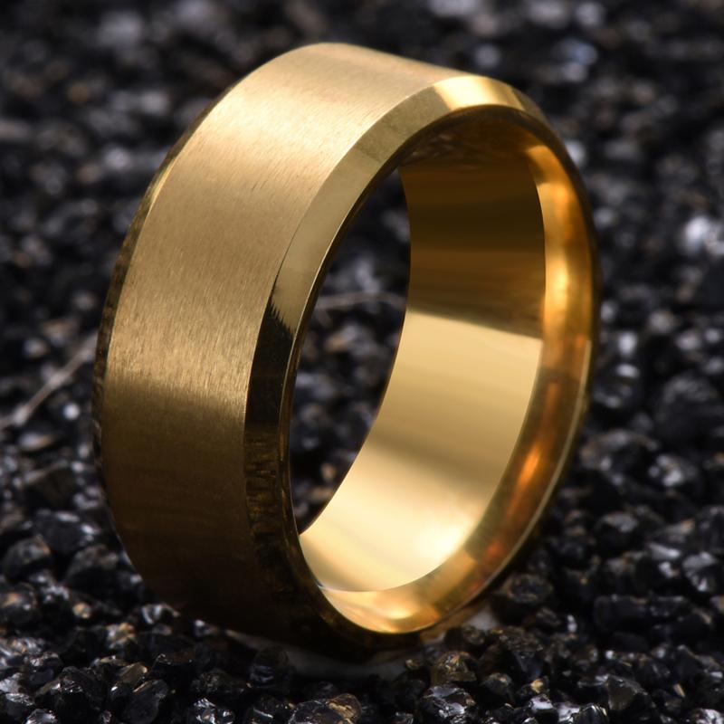 Titanium Gold  Ring