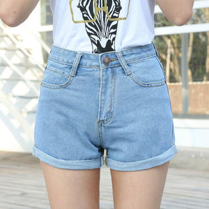 The Hot Shorts Solid Crimping Denim