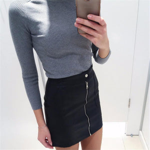 The Leather Skirt.