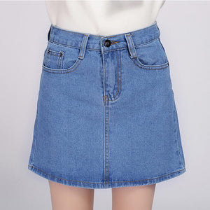 The Denim Office Mini Skirt