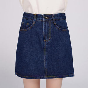 The Denim Office Mini Skirt