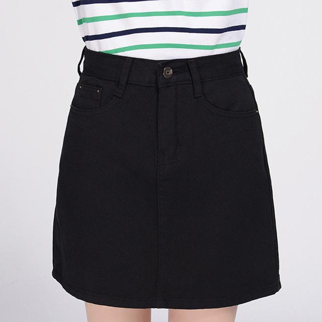 The Denim Office Mini Skirt