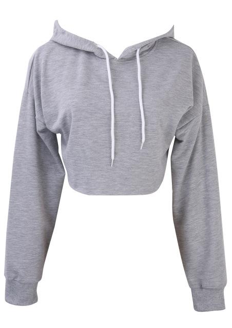 The Crop Hoodie Long Sleeve