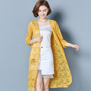 The Lace sunscreen shawl cardigan