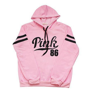 The Pink Easy Leisure Fleece Hoodies