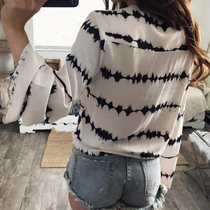 The Bandage Blouse Casual Loose Tops