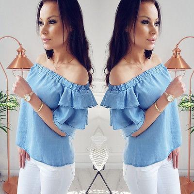 The Short Sleeve Off-shoulder Shirt