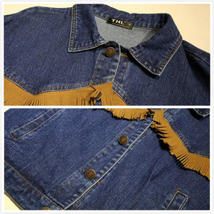 The Loose style pure denim Jacket