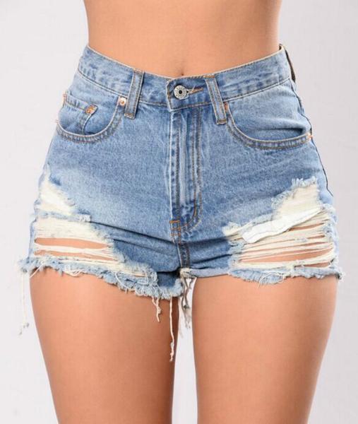 Straight High Waist Short Pants