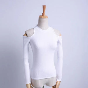 Long-sleeved Neck  Solid