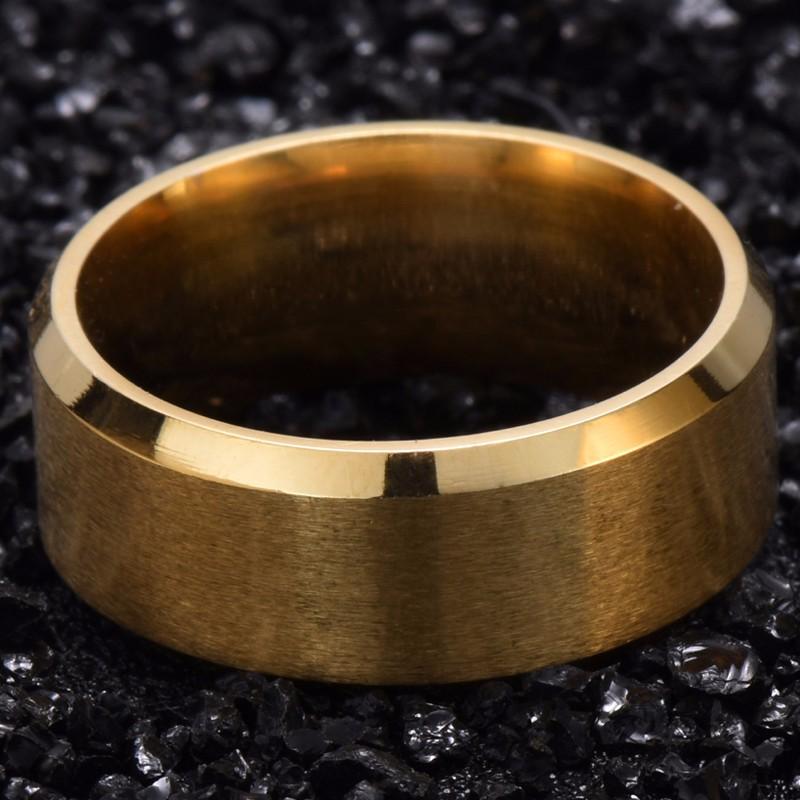 Titanium Gold  Ring